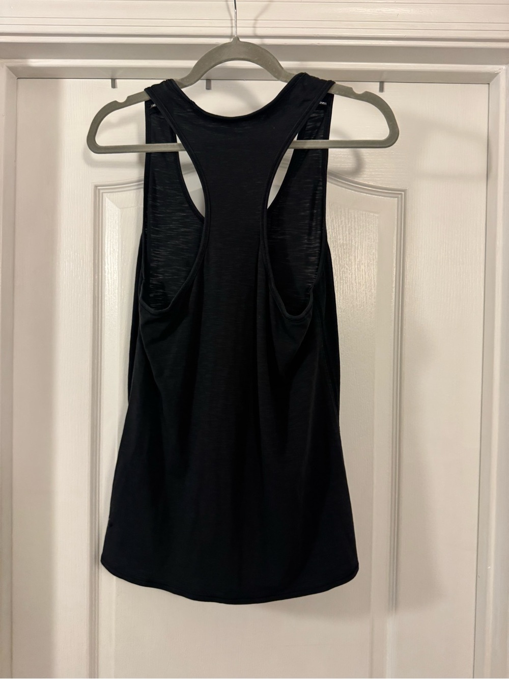 Lululemon Athletica Black Heathered Racerback Tank with Mesh Details - Picture 8 of 11